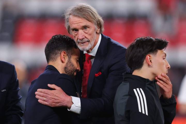 Manchester United co-owner Jim Ratcliffe flies in for Ruben Amorim talks