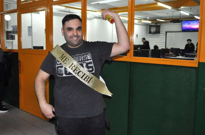 Facundo Comino, flamante Ingeniero Industrial egresado de la UTN