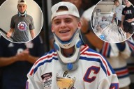 Long Island high school hockey player now walking after near