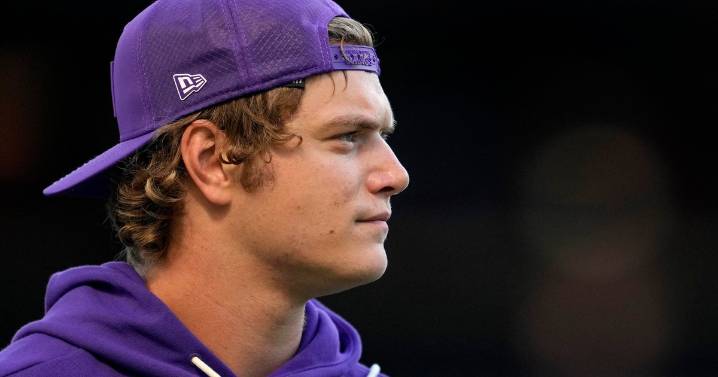 Minnesota Vikings QB J.J. McCarthy misses practice to join fiancee for birth of their son
