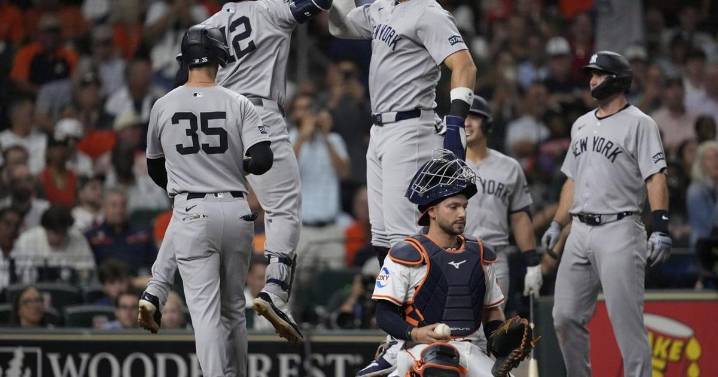 Grisham's grand slam powers Yankees to 7