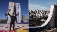 Impactante doble récord de skater brasileño en la "mayor rampa del mundo": Mira las increíbles imágenes Sandro Dias, de 50 años, fue el protagonista.