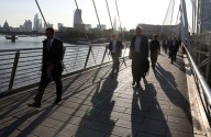 London commuters turn to bikes and boats as Tube strike enters second day