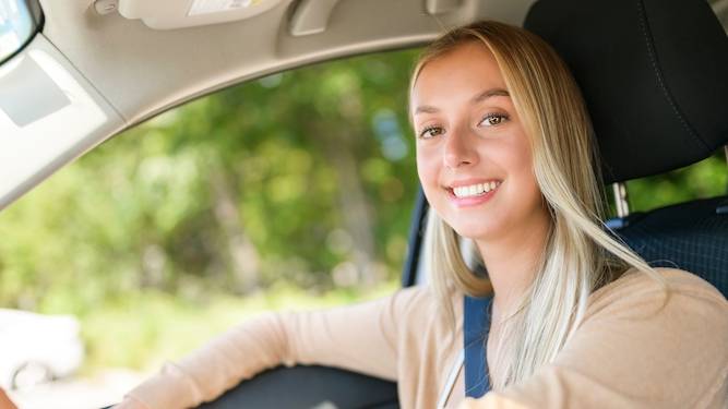 How he'll love me more when I've driven his car. By a girlfriend