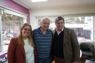Gisella Martínez y Fabián Leguizamón dialogaron con productores rurales, empresarios y personal de salud en El Calafate