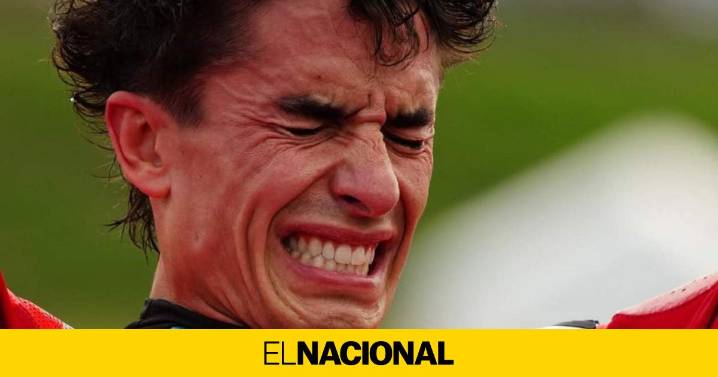 Marc Márquez explota de emoción en la celebración de su noveno título: "Ahora siento paz en mí"