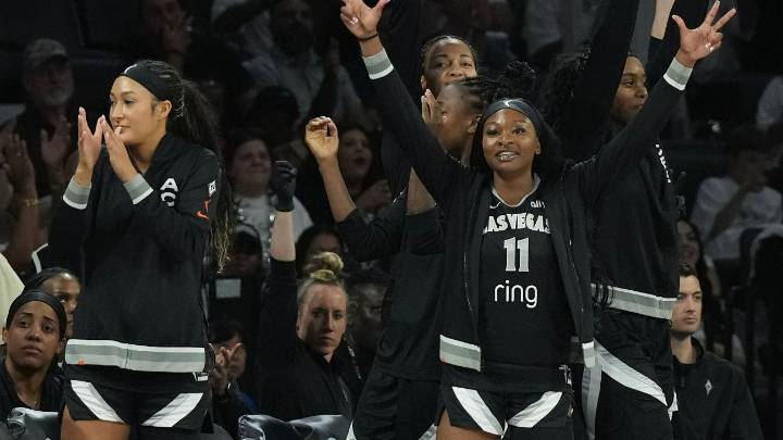 Las Vegas Aces win 17th in row, top Seattle Storm in Game 1