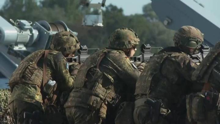 Germany leads a military exercise in the Baltic as tensions with Russia simmer