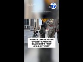 Agents chase after cyclist after he claims he's “not a U.S. citizen”