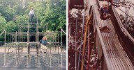 33 Historic Photos Of Playgrounds That Show How Being A Kid Back Then Was A Life Risk