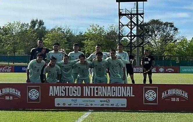 Selección Sub20 perdió 2-0 con Colombia