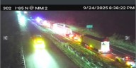 Crash in Anderson County blocks all lanes on I