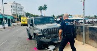 Un coche invade la acera y atropella a tres jóvenes en Ibiza