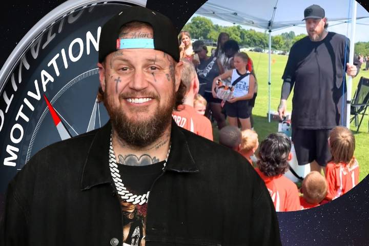 Jelly Roll Gave His Son's Football Team the Pep Talk We All Need