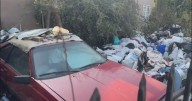Junk and trash returns to troublesome Los Angeles home