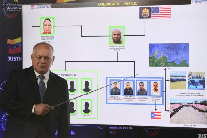 Cabello denuncia «falsa bandera» de la DEA para vincular a Venezuela con el narcotráfico
