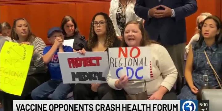Public forum held by Department of Public Health over vaccines gets out of control