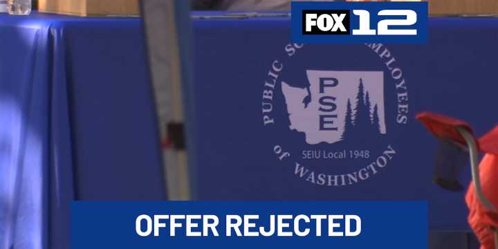 PSE union rejects Evergreen’s ‘final offer,’ strike continues as schools remain closed Friday