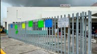 Ixmiquilpan: Empleados de limpieza del Hospital Regional protestan por falta de pago de finiquito
