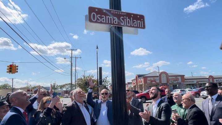 Dearborn street sign honors Arab American leader Osama Siblani