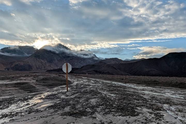 Death Valley National Park roads closed due to Tropical Storm Mario remnants