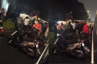 Video: Unidad de transporte vuelca al salir de Indios Verdes, se dirigía a Acolman