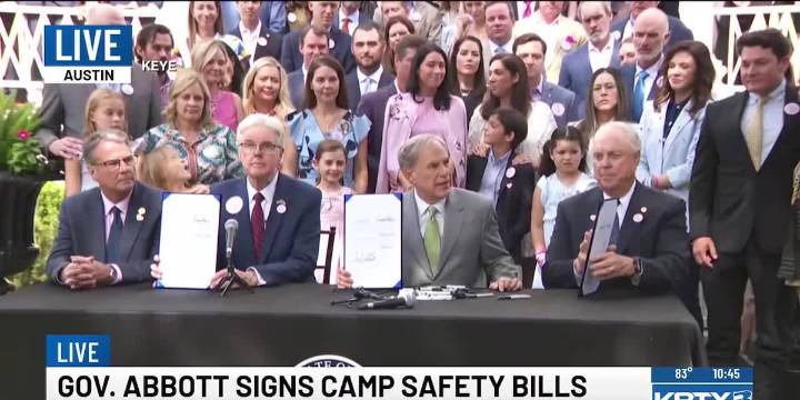 Texas governor signs camp safety bills into law after fatal July 4 flooding