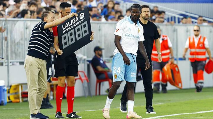 Akouokou, la sensación del Real Zaragoza: el 'pulpo' Paul