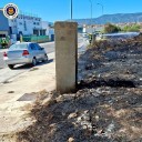 Una torre eléctrica provoca un incendio de pasto en La Menacha