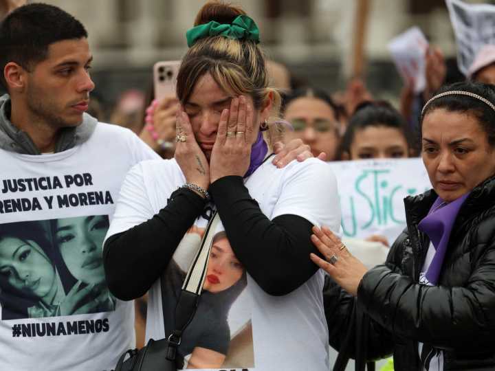 Thousands protest livestreamed murder of 2 women, young girl in Argentina