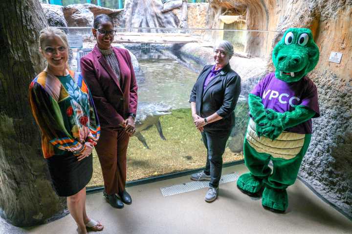 Virginia Peninsula Community College, Virginia Living Museum Reveal Gator Collaboration