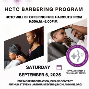 Heyward Career and Technology Center offering free haircuts