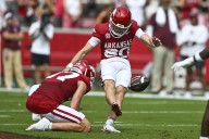 Razorback report: Arkansas transfer tackle Oke out for A