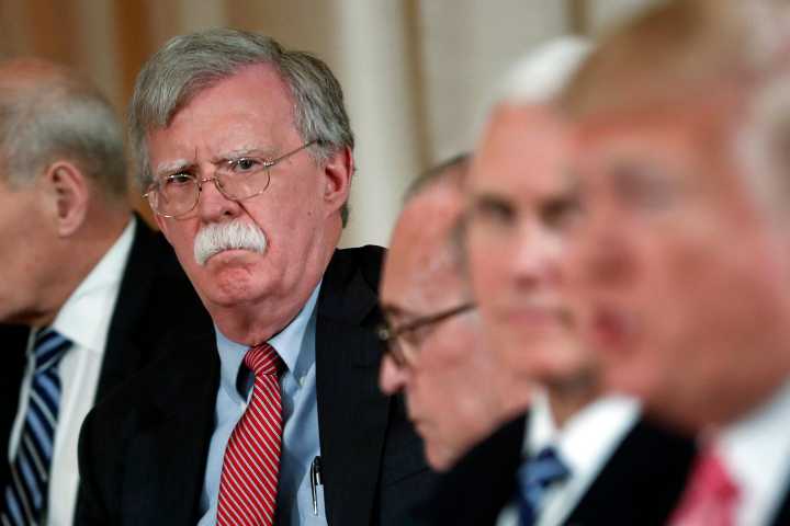 Documents Marked ‘Classified’ Found at John Bolton’s House