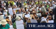 Hundreds arrested at London protest supporting banned group Palestine Action