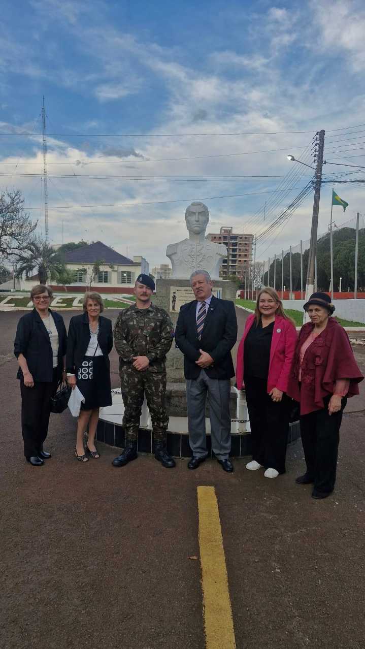 La Asociación Cultural Sanmartiniana de Oberá fortaleció lazos en el aniversario del Regimiento San Martín en Brasil