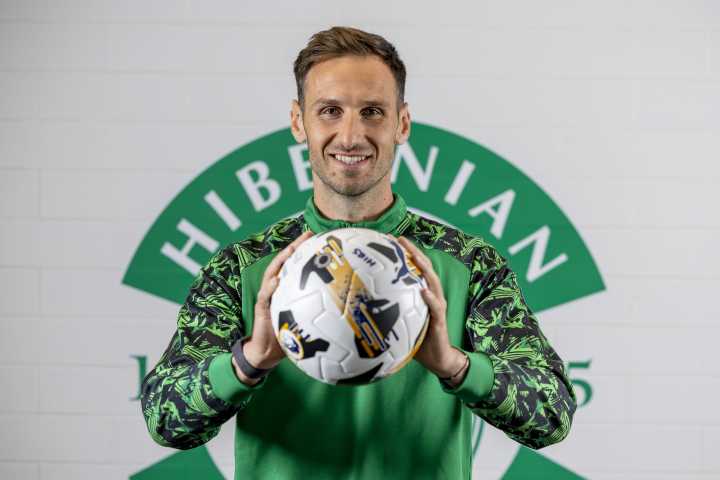 Raphael Sallinger praises Hibs 'amazing' away support as Hibs earn point in Glasgow