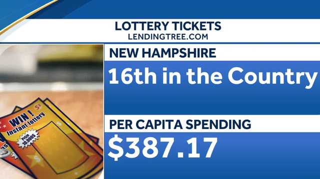 New Hampshire ranks 16th in the nation for lottery spending, according to LendingTree