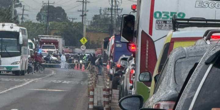 Fatal accidente en la vía Funza – Siberia: ciclista perdió la vida camino a su trabajo