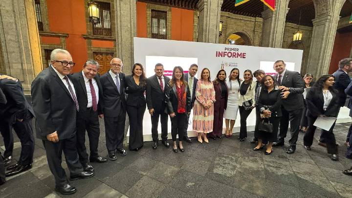 Ricardo Gallardo asistió al primer informe de Claudia Sheinbaum
