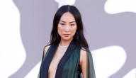 Greta Lee Makes Rare Public Appearance with Husband Russ Armstrong at Venice Film Festival 2025 | 2025 Venice Film Festival, Greta Lee, Russ Armstrong