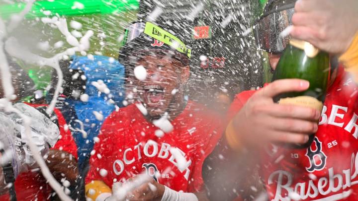 Red Sox, Detroit Tigers both celebrate at Fenway Park