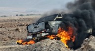 Tacna: Contrabandistas queman camioneta de la Aduana durante operativo