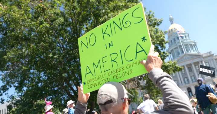 Demonstrators spend Labor Day rallying for workers' rights at Colorado Capitol