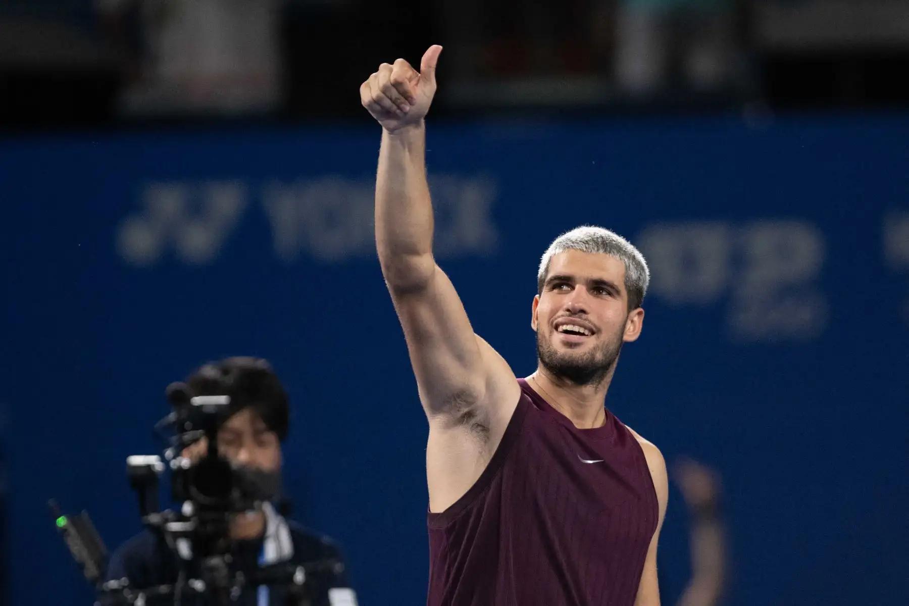 Carlos Alcaraz tras triunfar en Tokio: "Ha sido mi mejor temporada hasta ahora"
