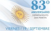 San Martín celebra su aniversario con un desfile cívico