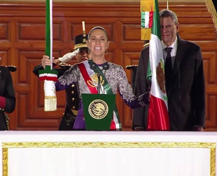 Las arengas de Claudia Sheinbaum en el Grito