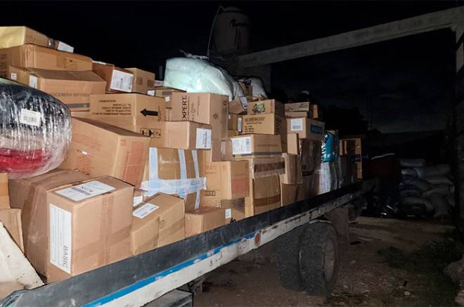 Recuperan mercancía robada valuada en 6.9 millones de pesos en Teotihuacán
