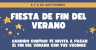 Garrido despide el verano con un fin de semana de actividades vecinales