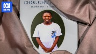 Alleged Cobblebank stabbing victim, 12-year-old Chol Achiek, farewelled at funeral in Melbourne's west